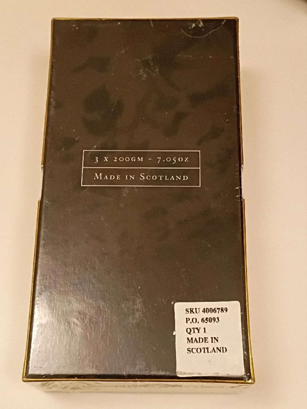 Gold Gift Box - The Art Of Tea Scented Soaps
